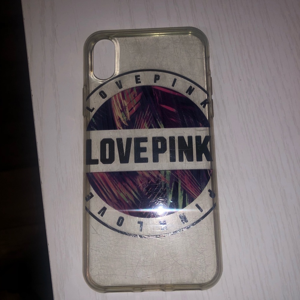 Pink iphone x case